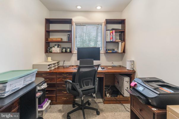 Home Office, Interior, Recessed Lighting