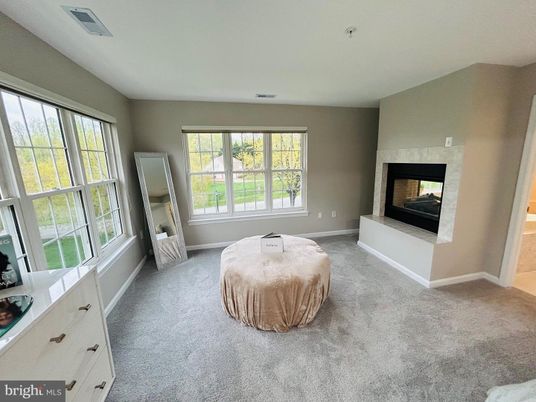 Bedroom, Fireplace, Interior