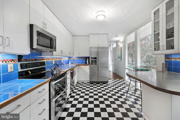 Interior, Kitchen, Stainless Steel Appliances, Tile Countertops