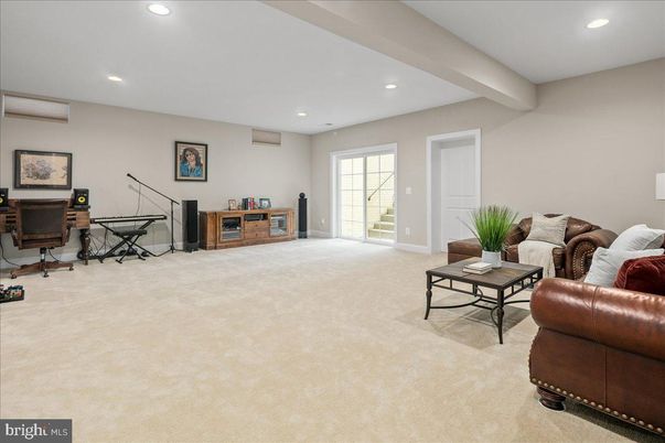 Home Office, Interior, Living room, Recessed Lighting
