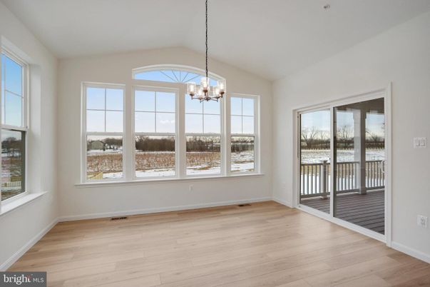 Chandelier, Empty room, Interior, Pendant Lights, Wood Texture Flooring