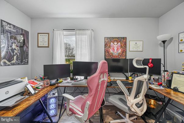 Home Office, Interior, Wood Texture Flooring