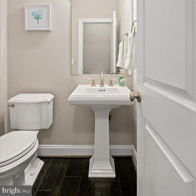 Bathroom, Interior, Wood Texture Flooring