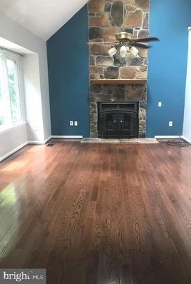 Empty room, Fireplace, Interior, Wood Texture Flooring