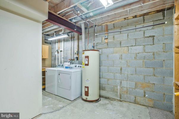 Interior, Stone Walls, Washer