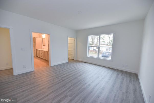 Bathroom, Empty room, Interior, Wood Texture Flooring