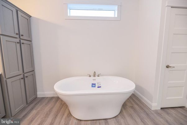 Bathroom, Free Standing Baths, Interior, Wood Texture Flooring