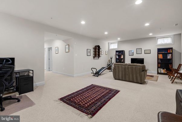 Home Office, Interior, Living room, Recessed Lighting