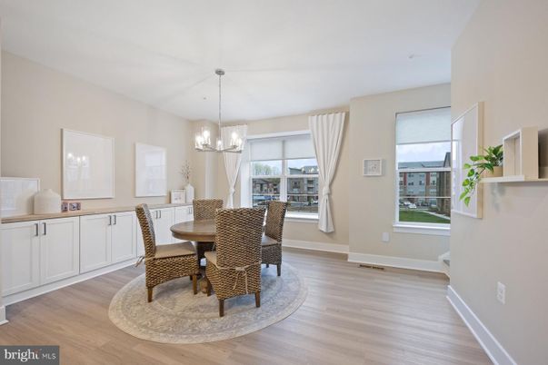 Chandelier, Dining room, Interior, Pendant Lights, Wood Texture Flooring