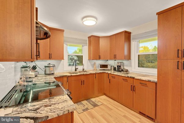 Interior, Kitchen, Wood Texture Flooring