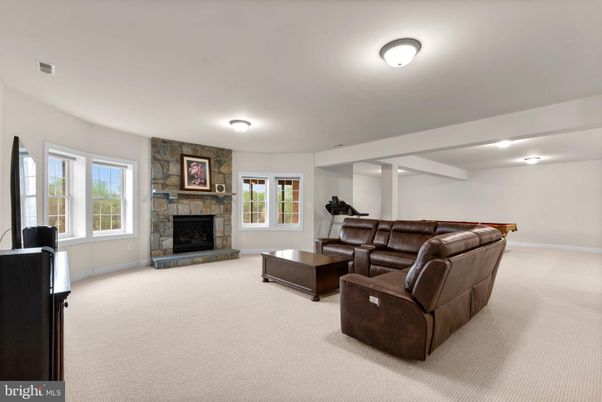 Fireplace, Interior, Living room, Stone Walls