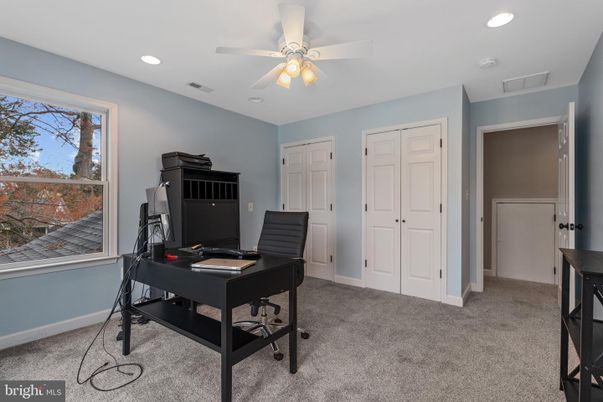 Home Office, Interior, Recessed Lighting
