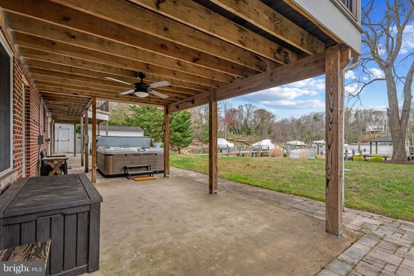 Backyard, Exterior, Hot Tub