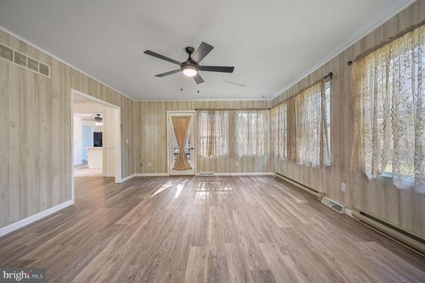 Empty room, Interior, Wood Texture Flooring