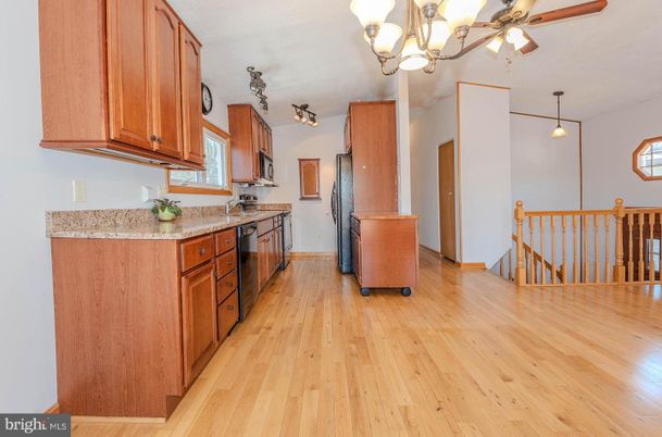 Chandelier, Interior, Kitchen, Pendant Lights, Wood Texture Flooring