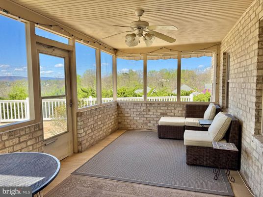 Interior, Stone Walls, Sun Room