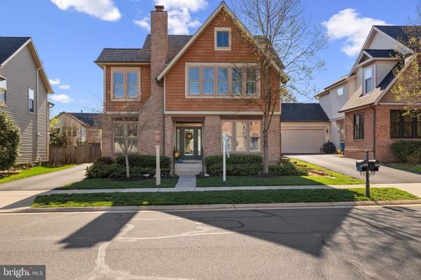 Attached, Exterior, Facade, Brick Facade, Tudor Revival