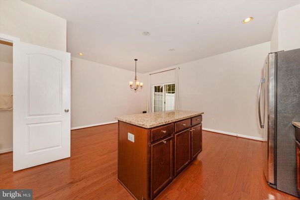 Chandelier, Interior, Kitchen, Recessed Lighting, Wood Texture Flooring