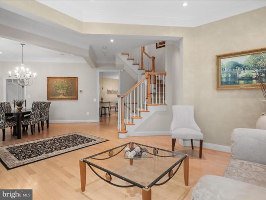 Chandelier, Dining room, Interior, Recessed Lighting, Wood Texture Flooring
