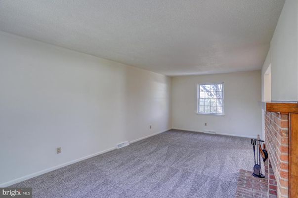 Empty room, Fireplace, Interior