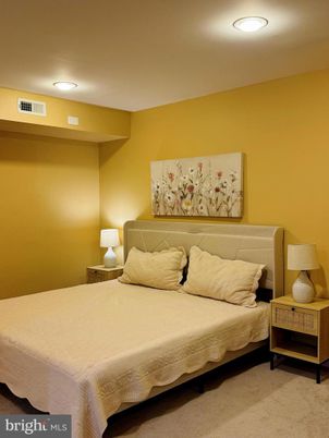 Bedroom, Interior, Recessed Lighting