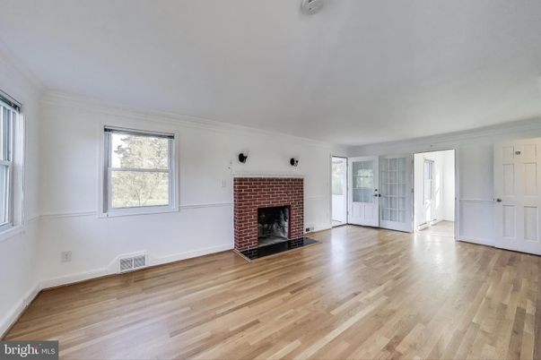 Empty room, Fireplace, Interior, Wood Texture Flooring