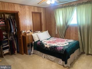 Bedroom, Interior, Wooden Walls