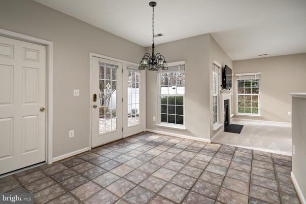 Chandelier, Empty room, Fireplace, Interior, Pendant Lights