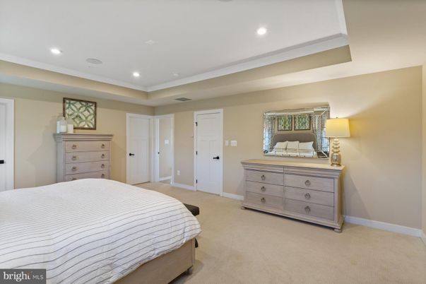 Bedroom, Interior, Recessed Lighting