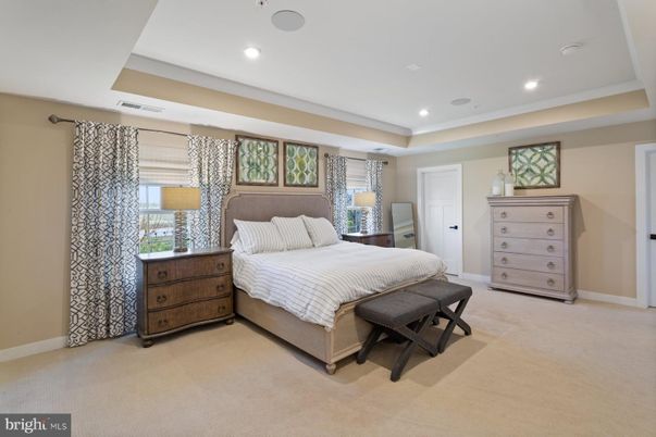 Bedroom, Interior, Recessed Lighting