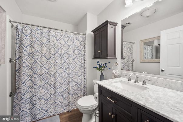 Bathroom, Interior, Wood Texture Flooring