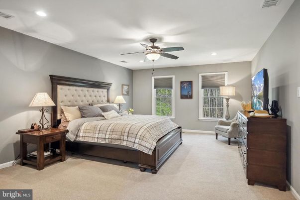 Bedroom, Interior, Recessed Lighting