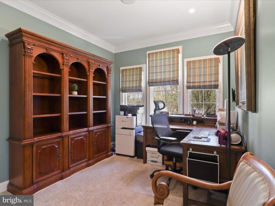 Home Office, Interior, Recessed Lighting
