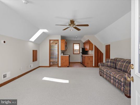 Empty room, Interior, Kitchen, Recessed Lighting
