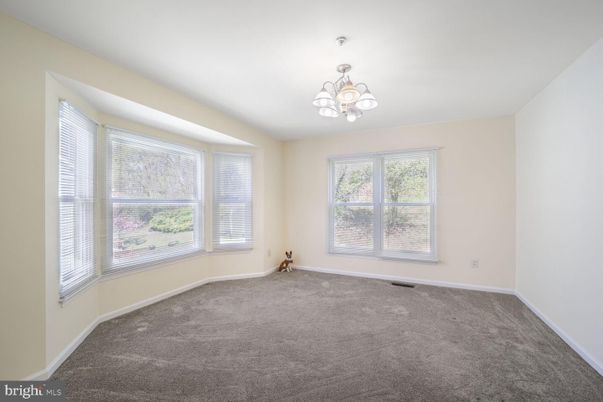 Chandelier, Empty room, Interior
