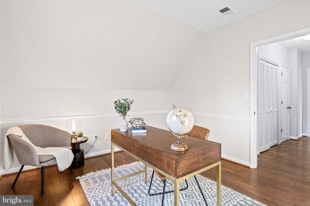 Home Office, Interior, Wood Texture Flooring