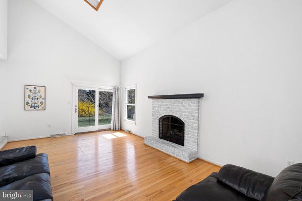 Empty room, Fireplace, Interior, Wood Texture Flooring