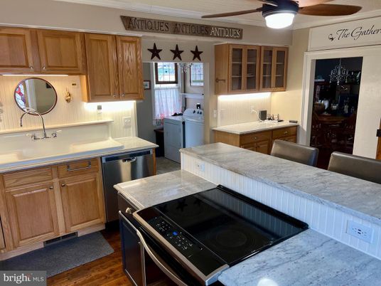 Interior, Kitchen, Wood Texture Flooring