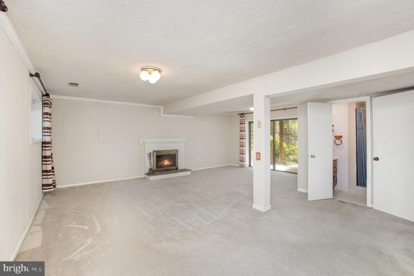Empty room, Fireplace, Interior