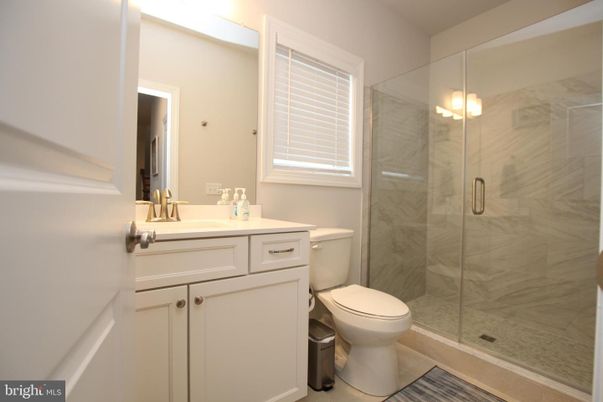 Bathroom, Glass Shower, Interior, Marble Walls