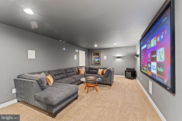 Interior, Living room, Recessed Lighting