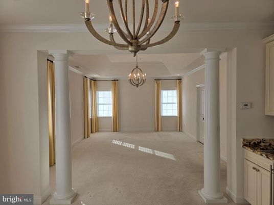 Chandelier, Interior