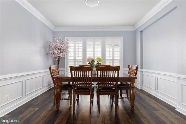 Dining room, Interior, Wood Texture Flooring