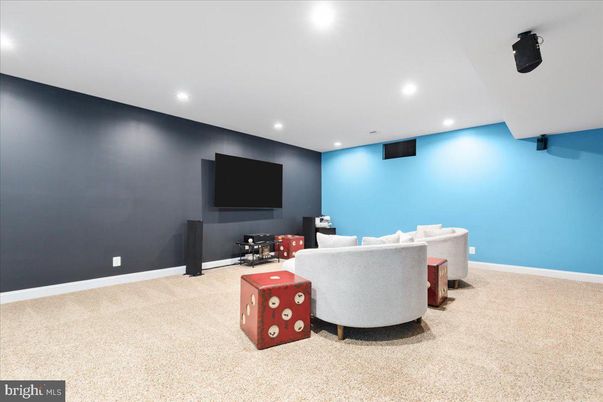 Interior, Living room, Recessed Lighting