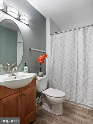 Bathroom, Interior, Wood Texture Flooring