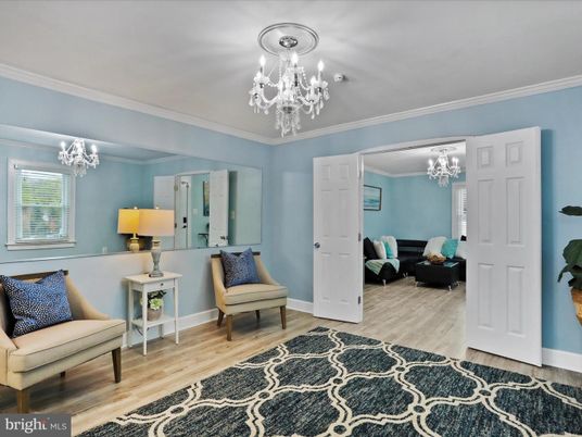 Chandelier, Interior, Wood Texture Flooring