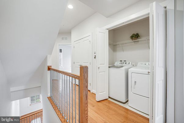 Interior, Recessed Lighting, Utility Closets, Washer, Wood Texture Flooring