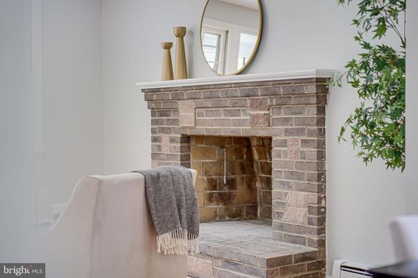 Fireplace, Interior, Stone Walls
