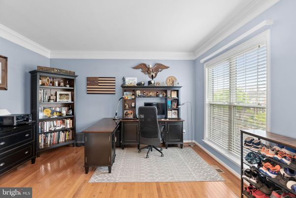 Home Office, Interior, Wood Texture Flooring