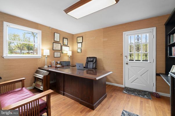 Home Office, Interior, Wood Texture Flooring